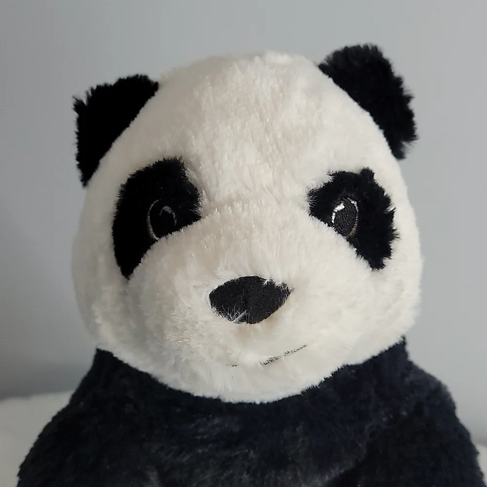 IKEA KRAMIG Panda Bear Plush Black & White Soft 12